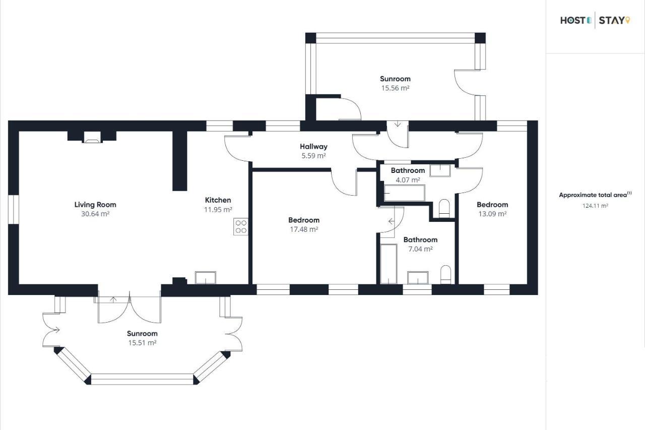 Host & Stay - The Arches Cottage Brotton Buitenkant foto